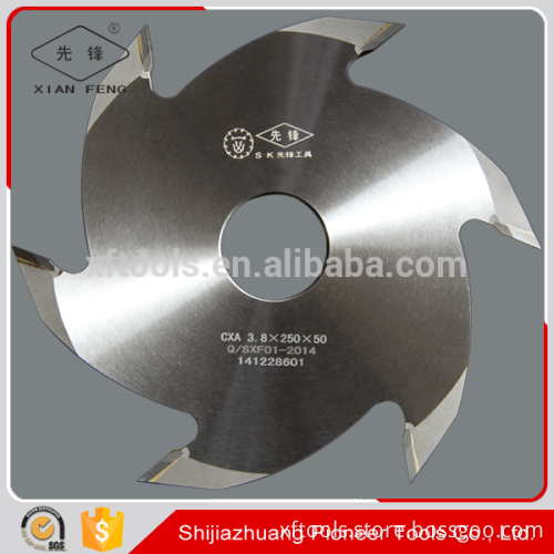 manufacturer carbide finger joint cutter 250x3.8x6tx50mm